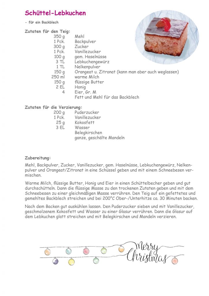 Rezept für Schüttel Lebkuchen