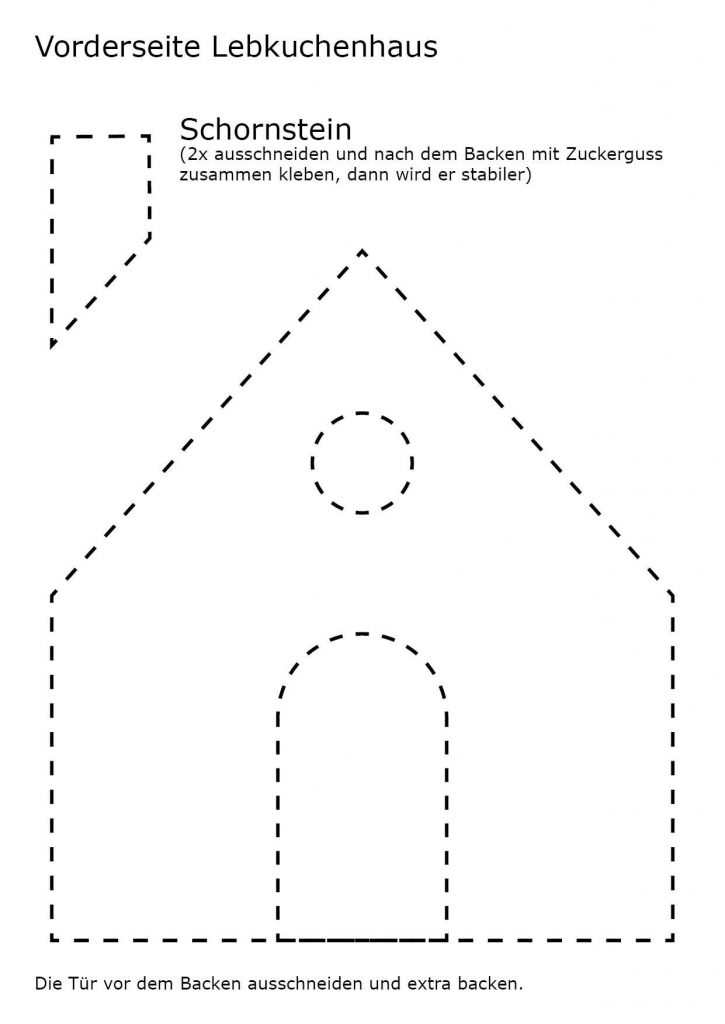 Bauanleitung Lebkuchenhaus Teil 1
