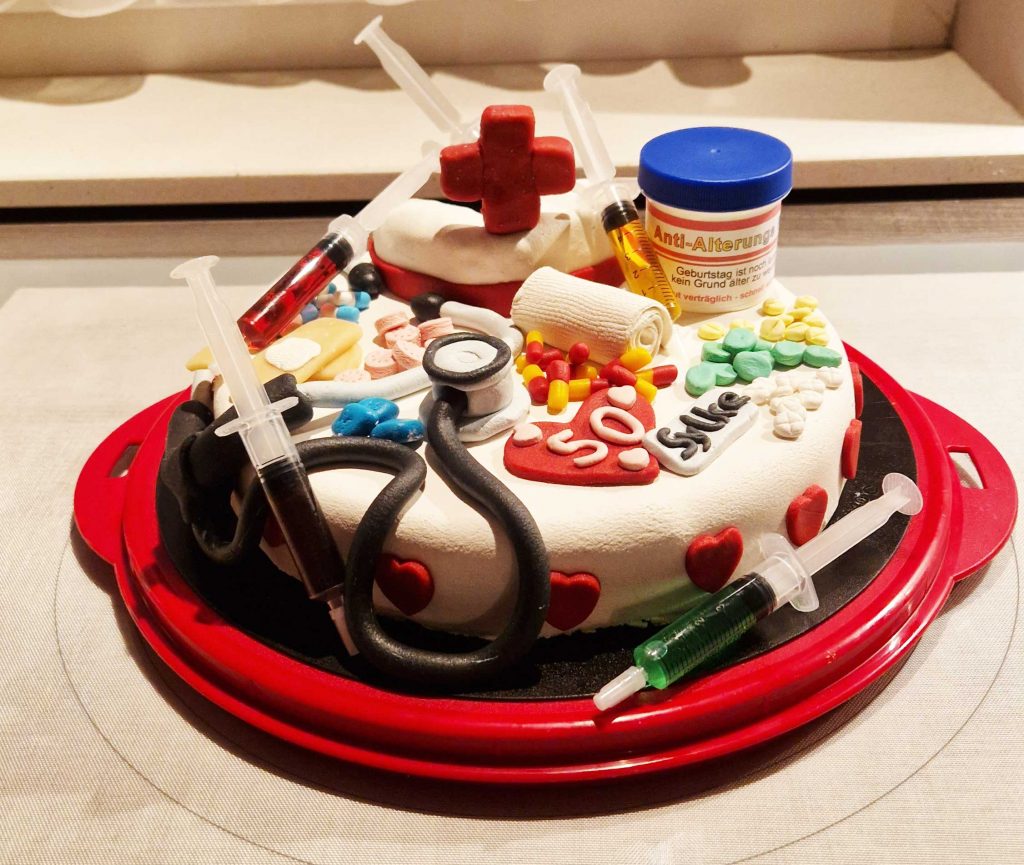 Torte für Krankenschwester